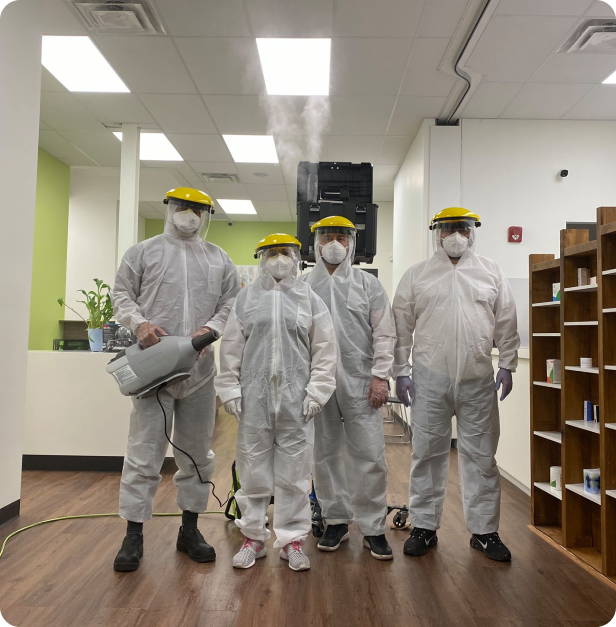 Arelli Cleaning team delivering commercial office cleaning in Ontario
