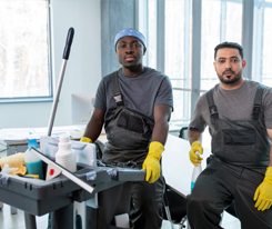 Arelli Cleaning team delivering commercial office cleaning in Ontario