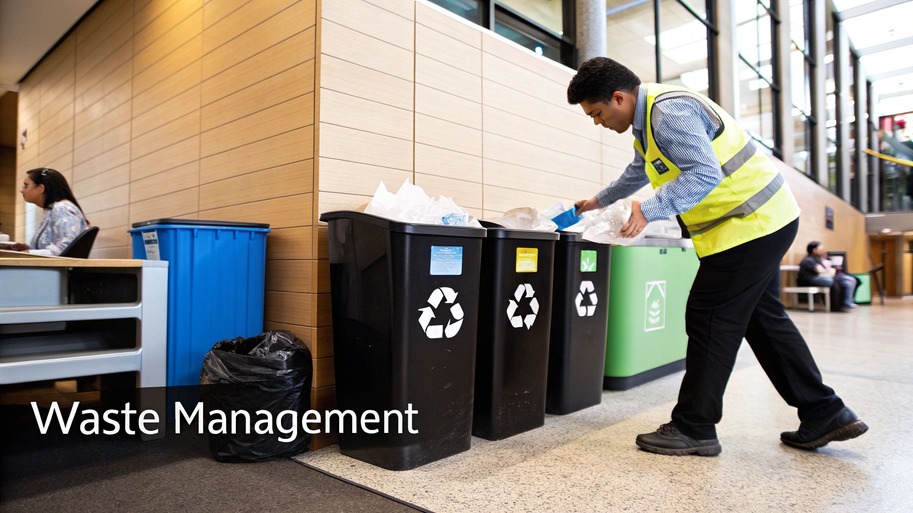 Emptying Trash and Recycling