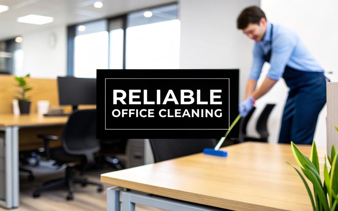 Discover how professional office cleaning boosts productivity and health. This guide covers everything from pricing to finding the best services near you.