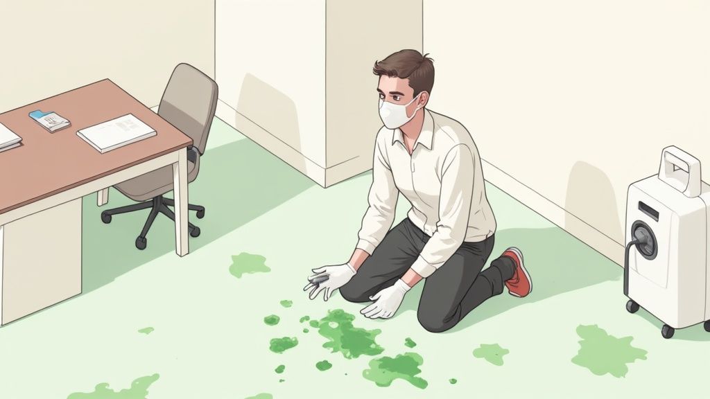 Discover how to get rid of carpet mold effectively. Our guide offers practical steps for identification, removal, and prevention in any commercial space.
