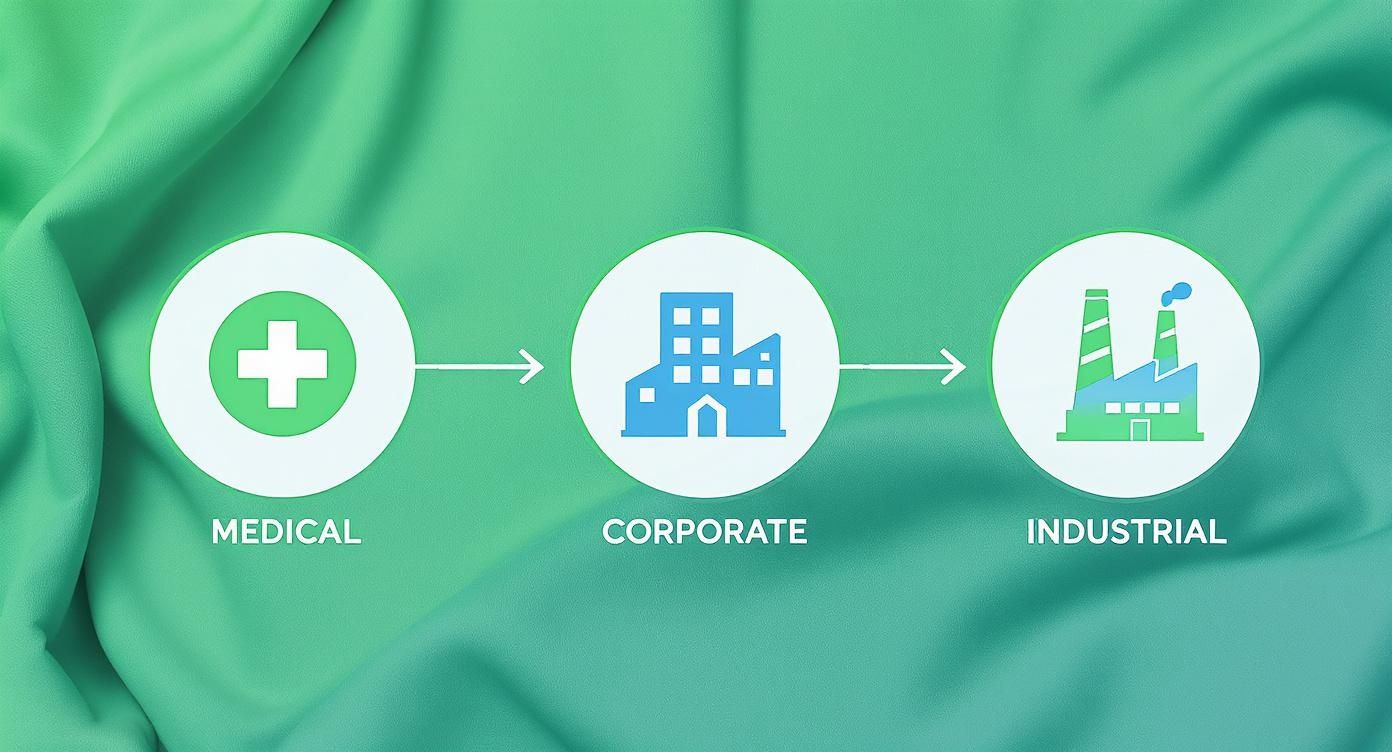 Infographic about green clean cleaning services