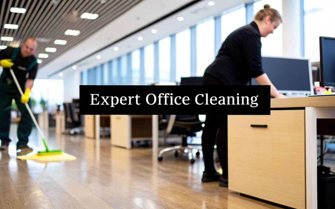 Discover what a professional office cleaner does for your business. Learn about services, costs, and how to choose the right award-winning team near you.