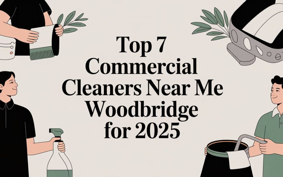 Searching for commercial cleaners near me Woodbridge? Discover the top 7 award-winning services for a spotless office. Get your free sample clean today!