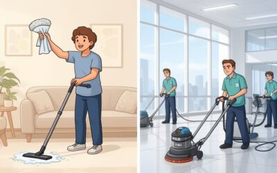 Guide: what is the difference between cleaning and commercial cleaning?’