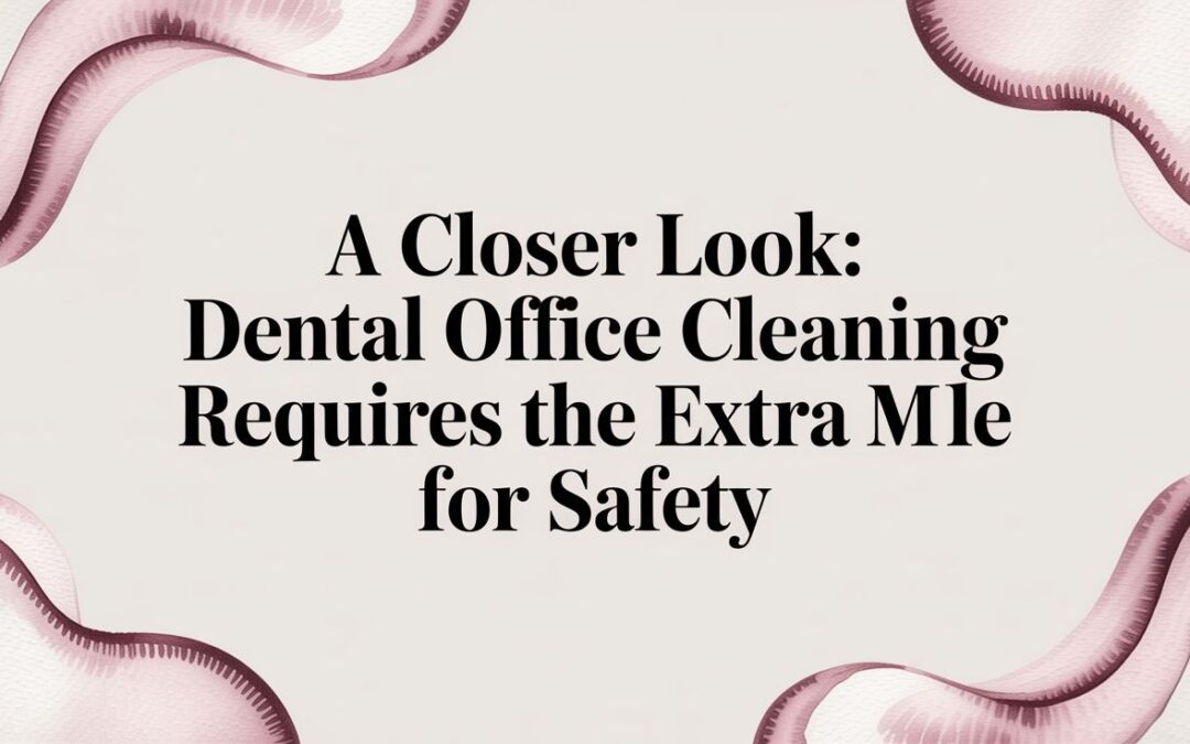 Discover why dental office cleaning requires the extra mile with proven infection-control protocols and smart waste management that protect patients and staff.