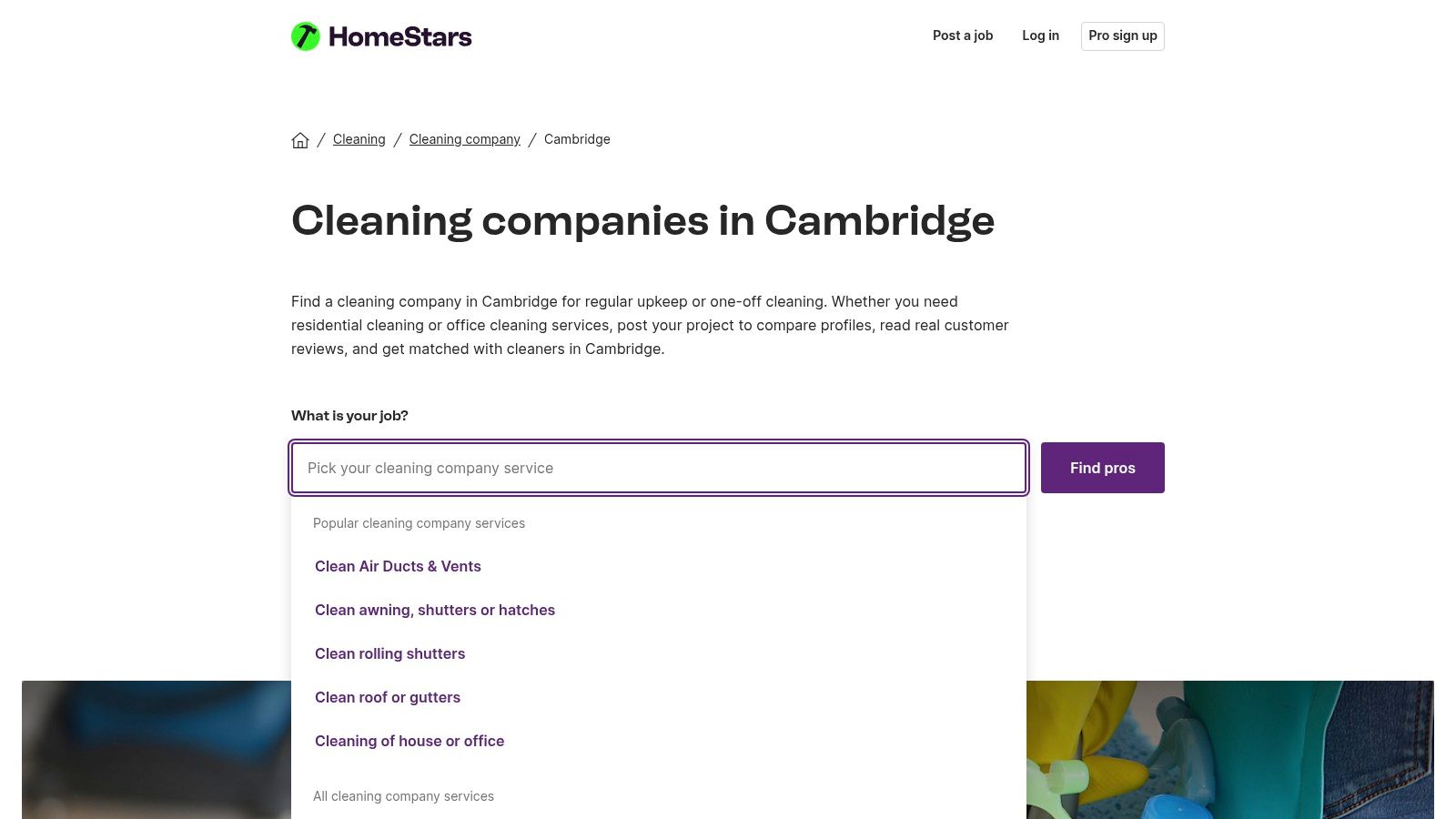 HomeStars – Cambridge cleaning companies (Canada)