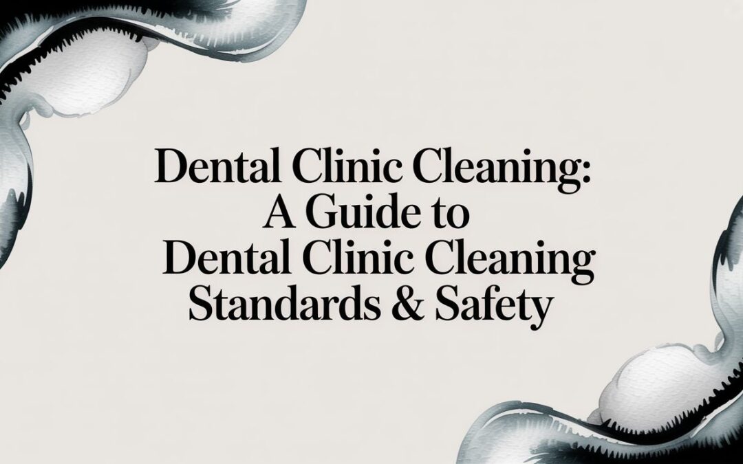 A Professional Guide to Dental Clinic Cleaning Standards & Safety in Canada