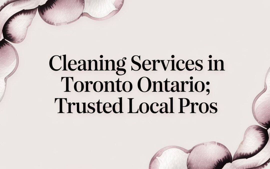 Discover cleaning services in toronto ontario: compare quotes, review contracts, and hire a reliable janitorial team for your business.