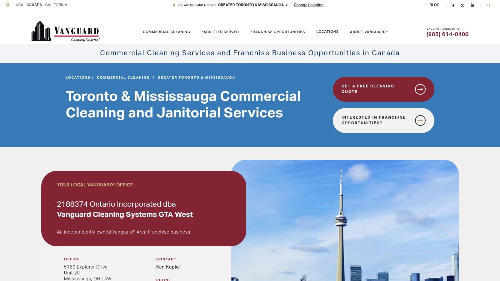 Vanguard Cleaning Systems – GTA West