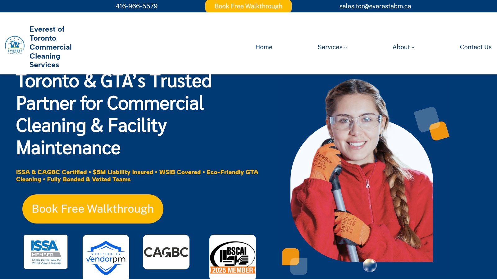 Everest of Toronto Commercial Cleaning Services