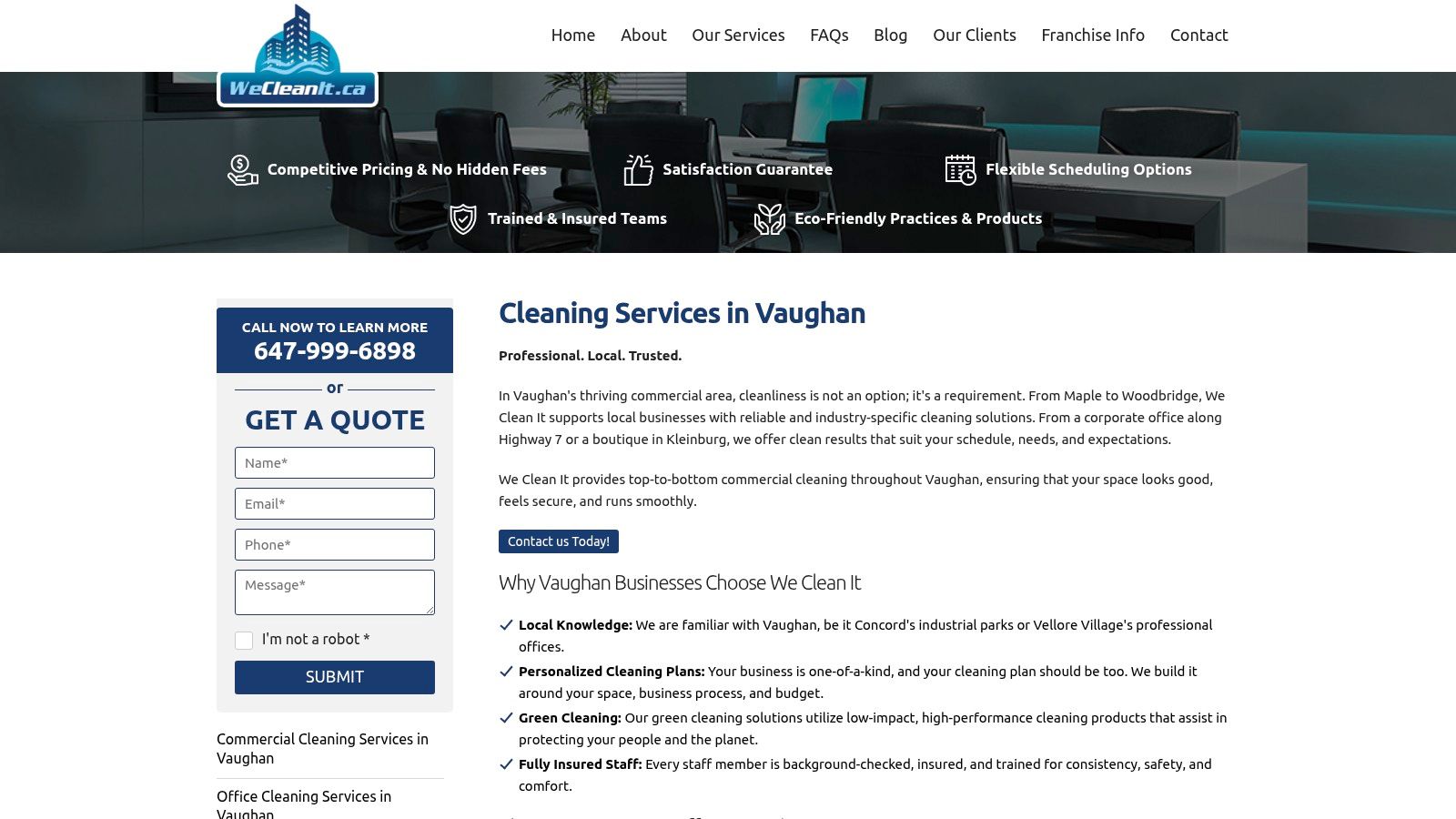 We Clean It (Toronto/Vaughan)