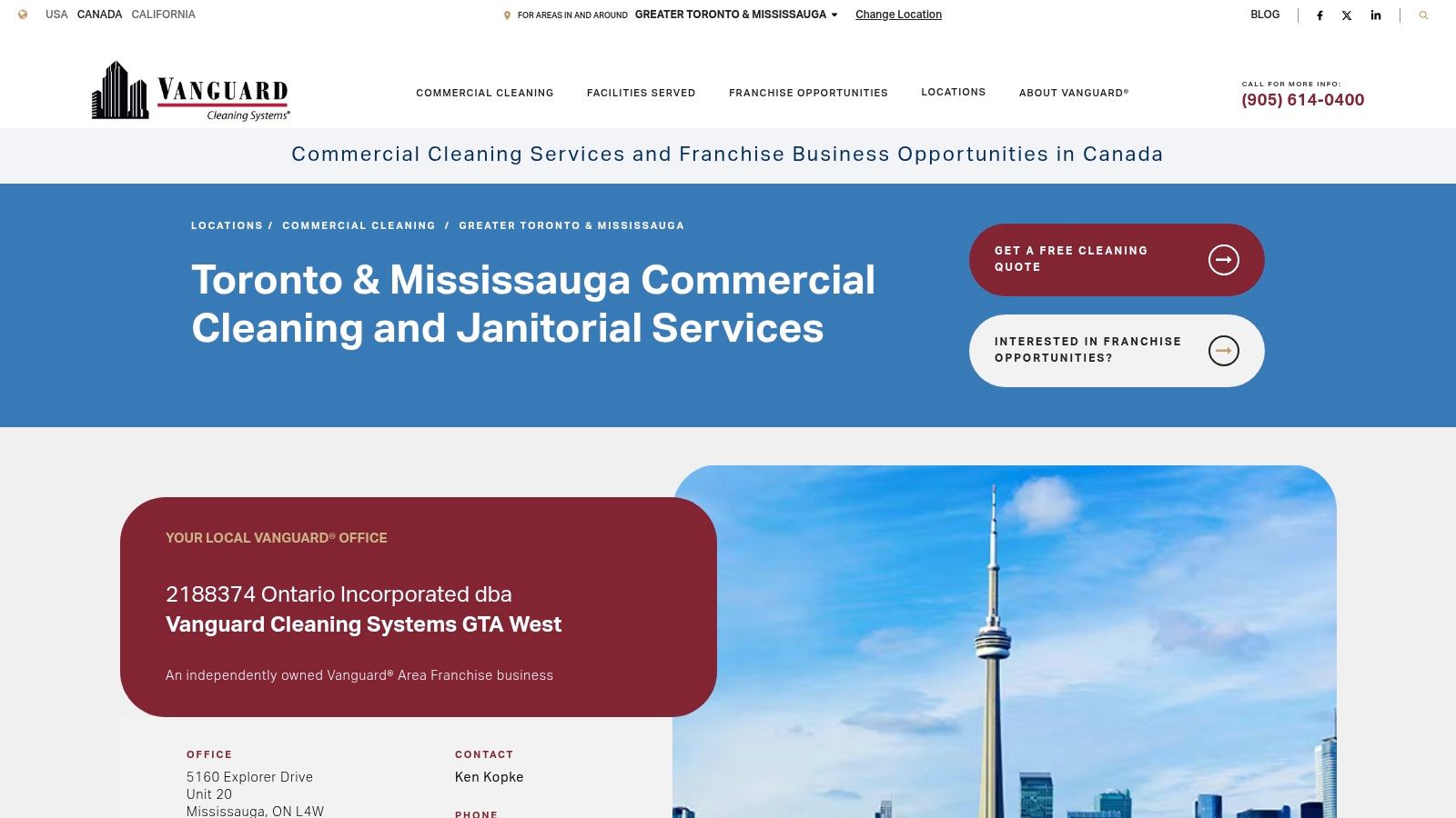 Vanguard Cleaning Systems (GTA West)