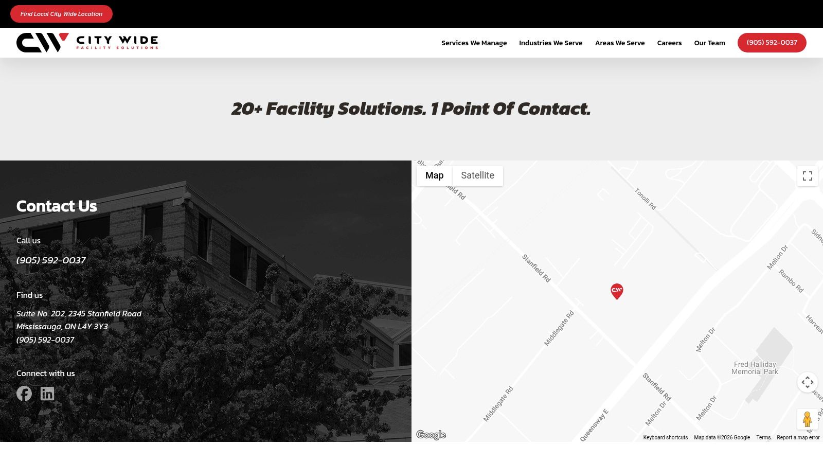 City Wide Facility Solutions – Peel (Mississauga)