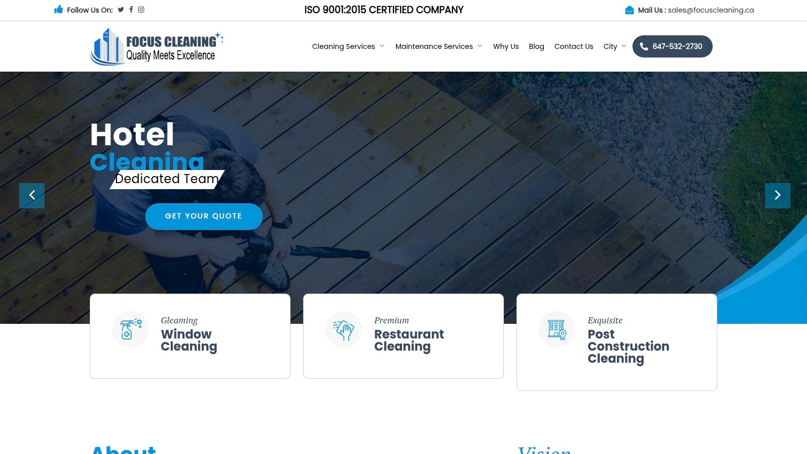 Focus Cleaning