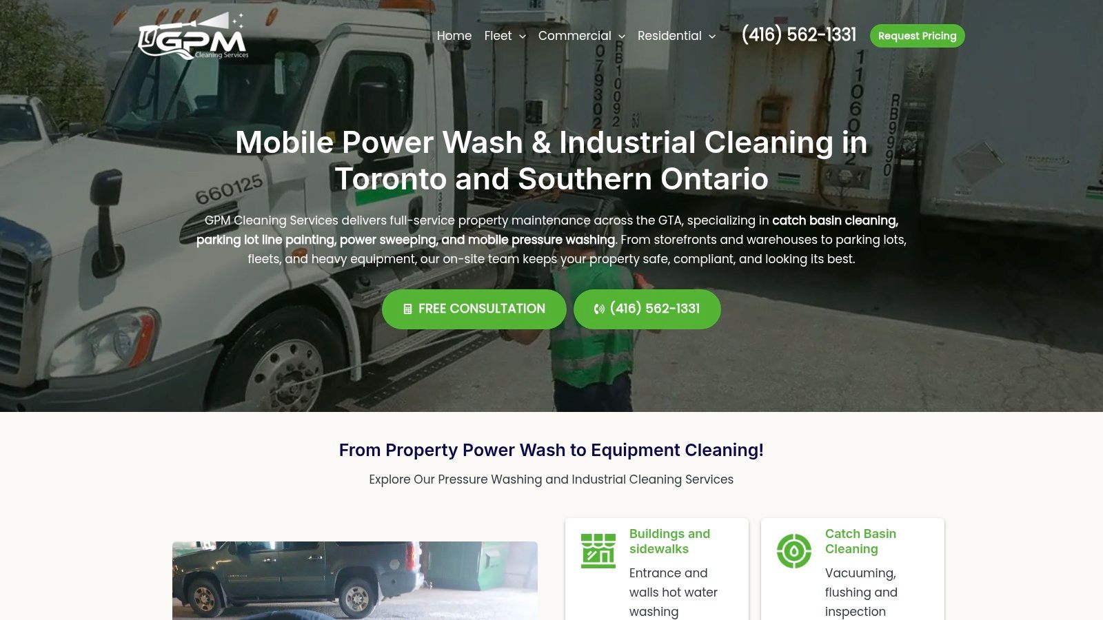 GPM Cleaning Services (Mobile Power Wash & Industrial/Warehouse Cleaning)