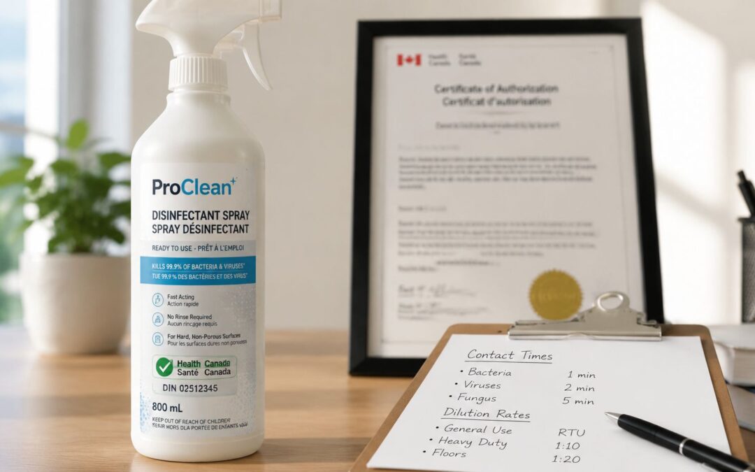 A Guide to Health Canada Approved Disinfectants