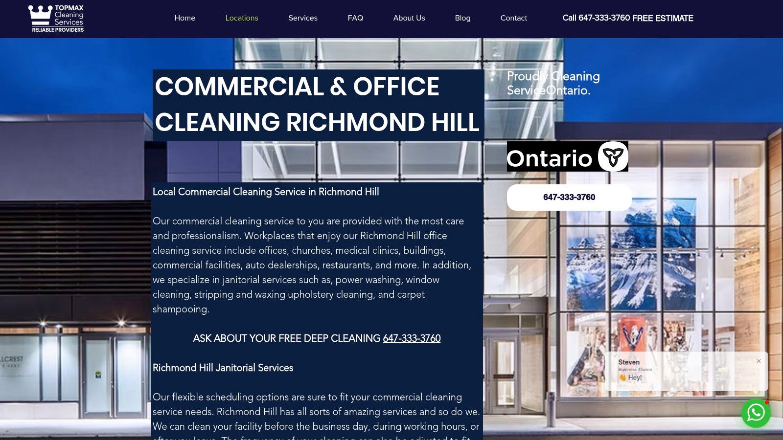 TOPMAX Cleaning (Richmond Hill)