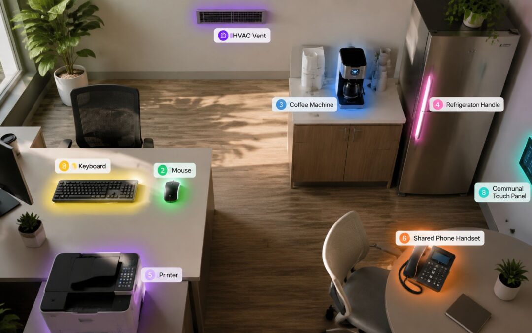The Hidden Germ Hotspots Found in Every Office: 8 Areas